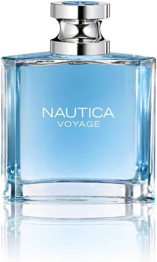 Frasco azul do perfume masculino barato Nautica Voyage