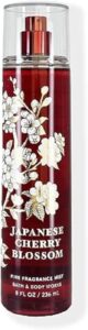 Bath and Body Works Japanese Cherry Blossom for Women 8 oz Fine Fragrance Mist