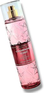 Bath & Body Works Spray De Névoa Corporal Com Fragrância Fina Champagne Toast 8 Onças (Champagne Toast), 8 Fl Oz (Pacote Com 1), 8,0 Fl Oz
