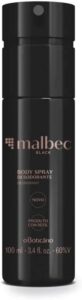 Desodorante Body Spray Malbec Black O Boticário 100 Ml