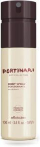 Desodorante Body Spray Portinari 100ml O Boticário Fragrância Tradicional