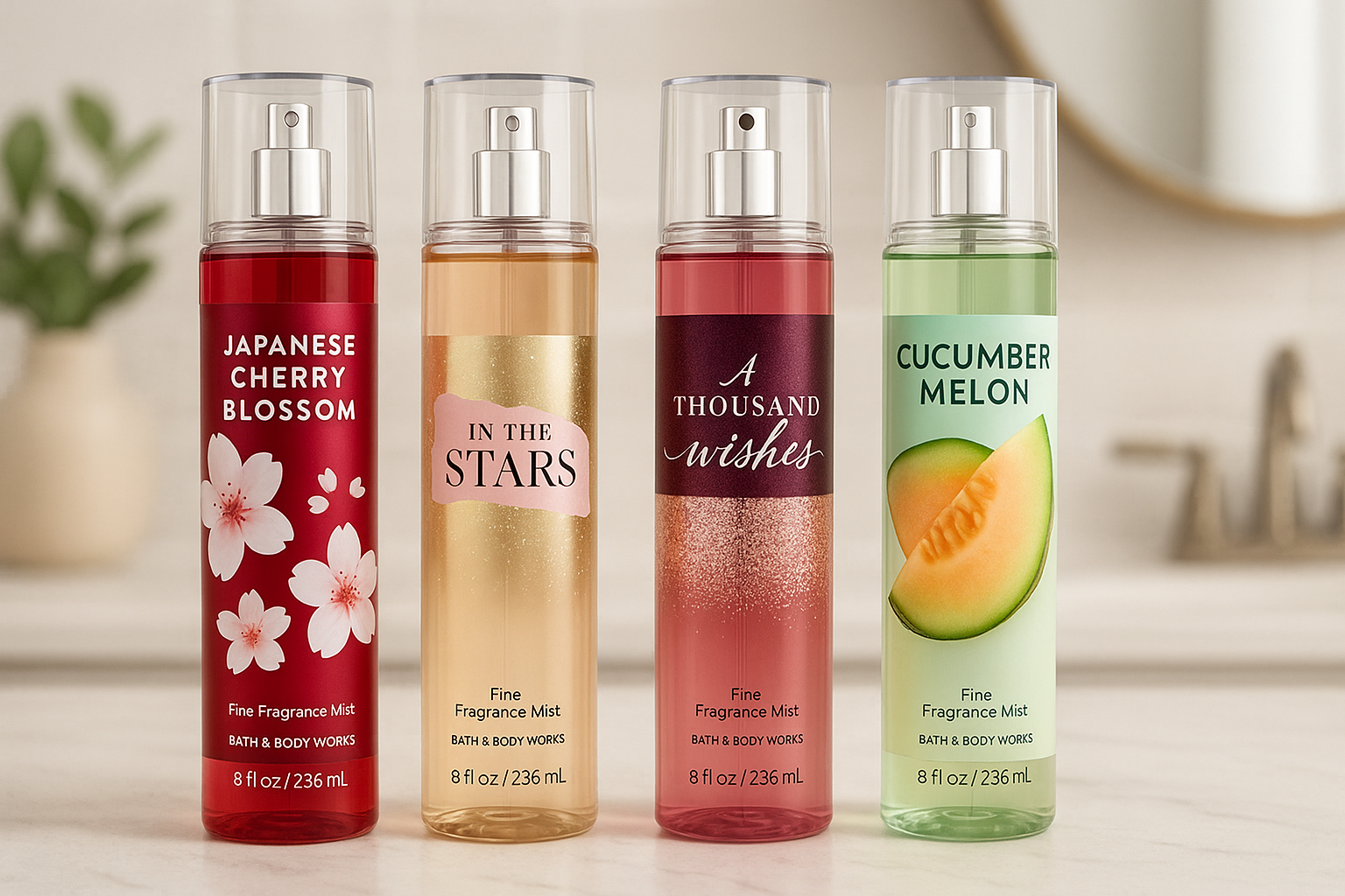 melhores body splash bath and body works