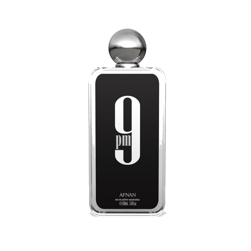 Frasco preto do perfume árabe masculino Afnan 9PM