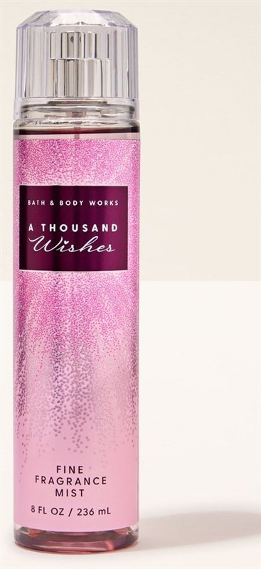 Body mist A Thousand Wishes, da Bath and Body Works, frasco de 236 ml