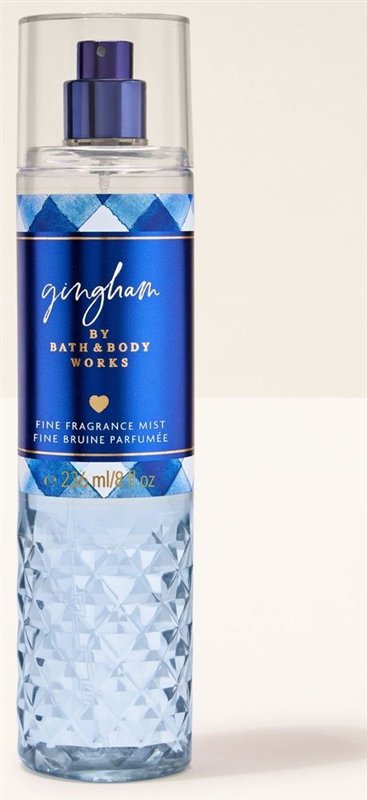 Frasco do body mist Gingham, da Bath and Body Works