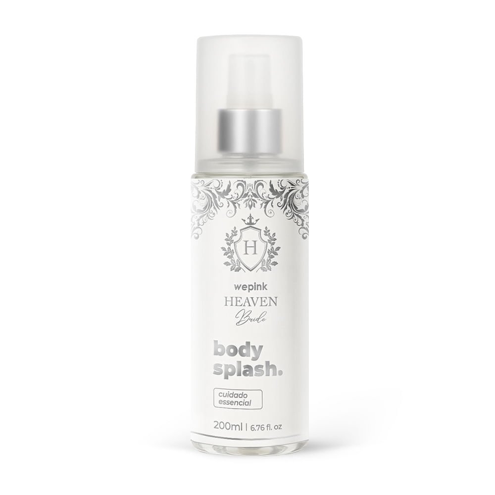 Body splash Wepink Heaven Bride desodorante colônia 200 ml, frasco branco