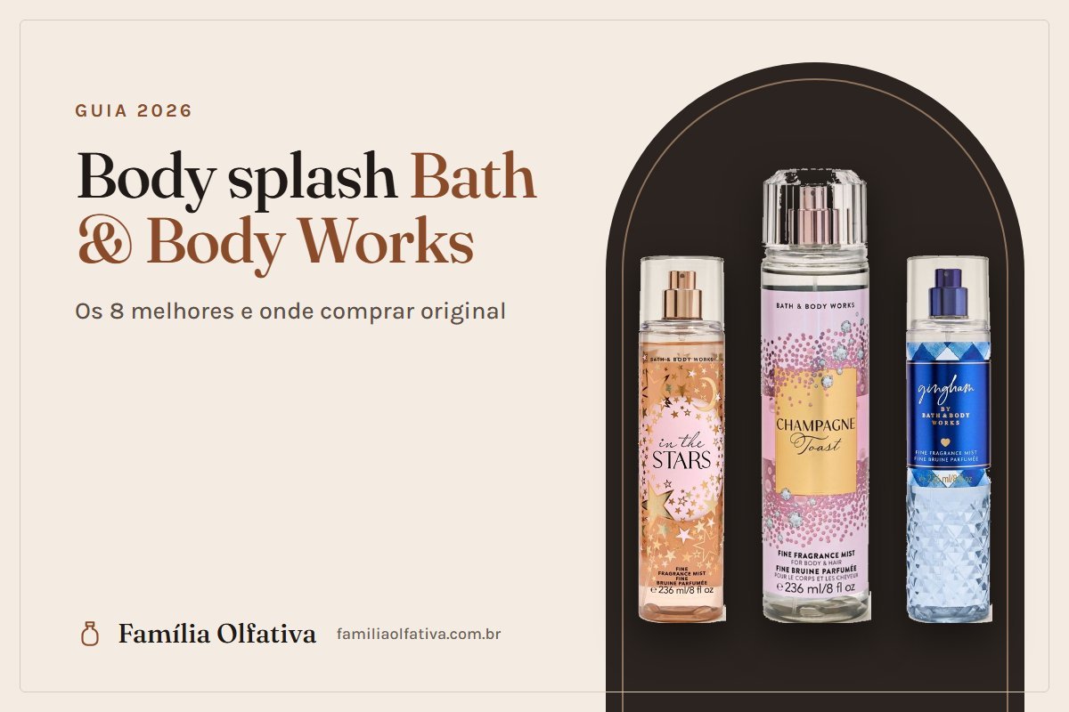 Body splash Bath and Body Works: Champagne Toast, In The Stars e Gingham