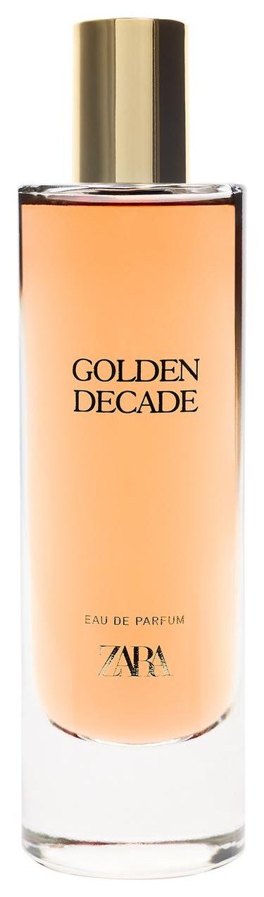 Frasco do perfume Zara Golden Decade