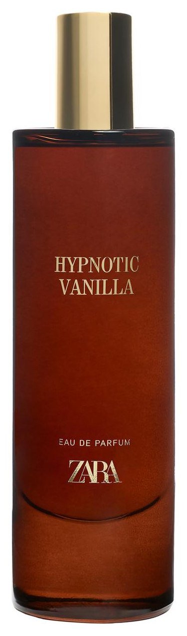 Perfume doce Zara feminino: Hypnotic Vanilla Eau de Parfum 80 ml, frasco alto com tampa dourada