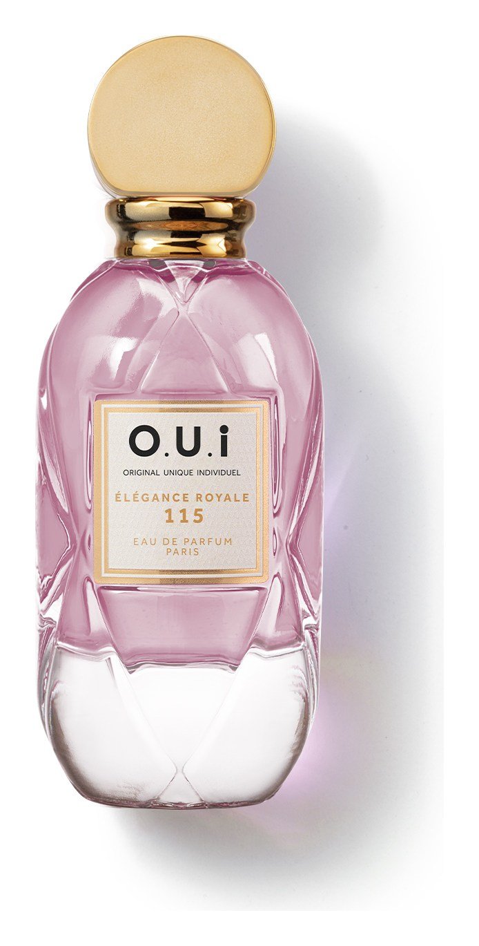 Perfume O.U.i Élégance Royale 115 Eau de Parfum 75 ml, frasco dourado