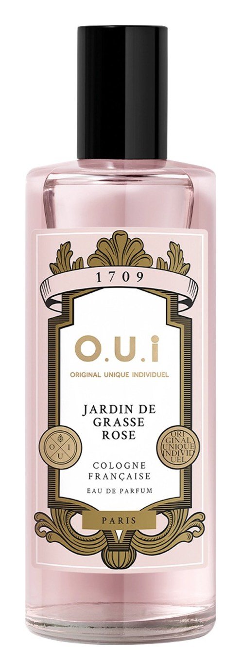 Perfume O.U.i Jardin de Grasse Rose Eau de Parfum 100 ml, frasco rosa