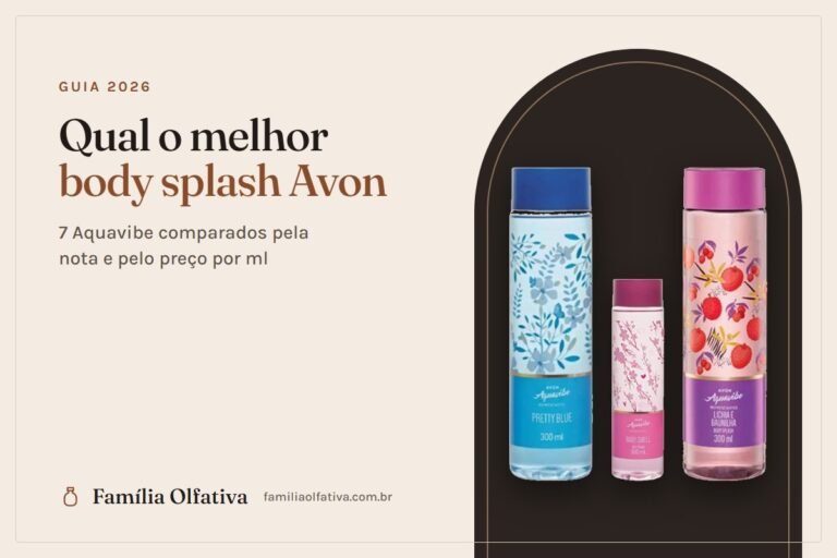 Qual o melhor body splash Avon: Aquavibe Pretty Blue, Baby Smell e Lichia e Baunilha