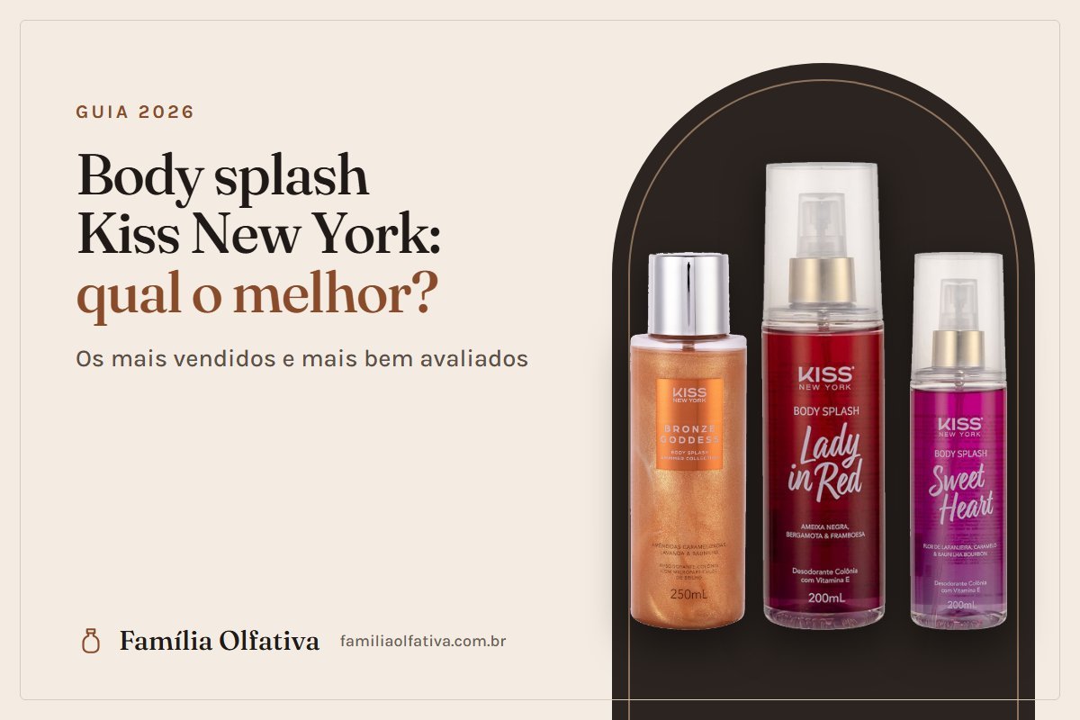 Body splash Kiss New York: qual o melhor