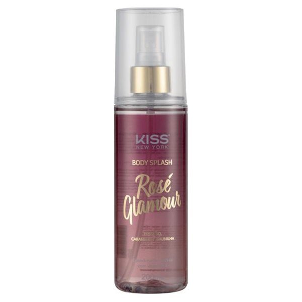 Body splash Kiss New York Rosé Glamour 200 ml