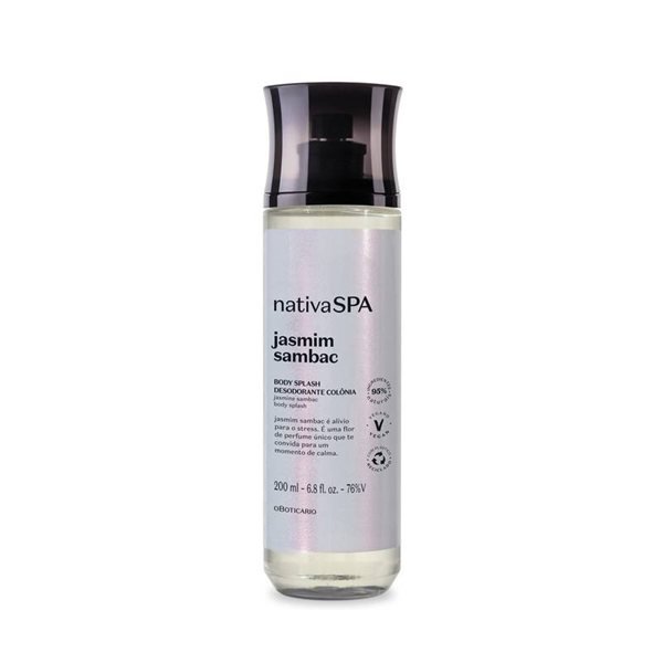 Body Splash Nativa SPA Jasmim Sambac 200 ml, de O Boticário