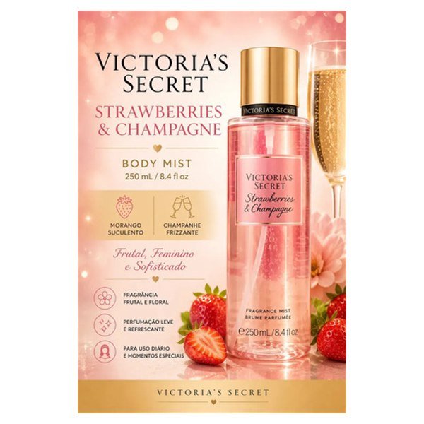 Body splash Victoria's Secret Strawberries and Champagne 250 ml