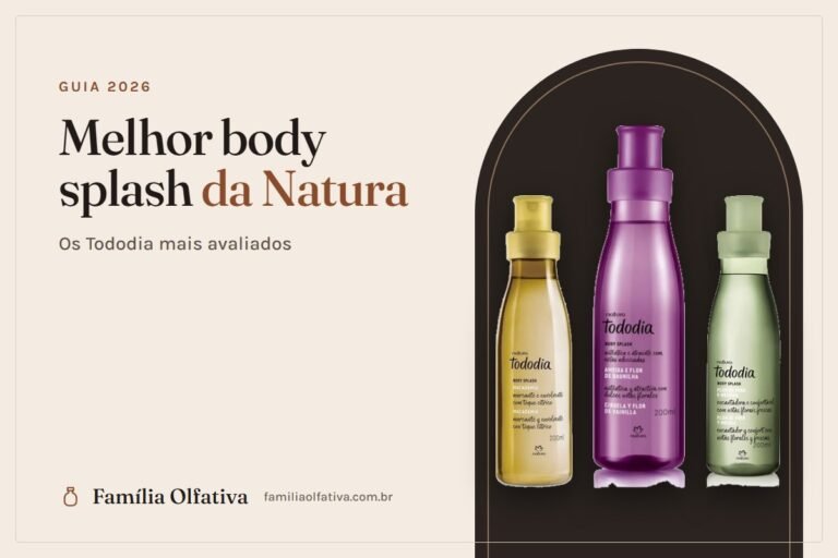 Melhor body splash da Natura