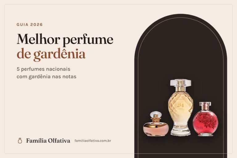 Melhor perfume de gardênia: Golden Gardênia, Lily Gardénia e Floratta Red Blossom