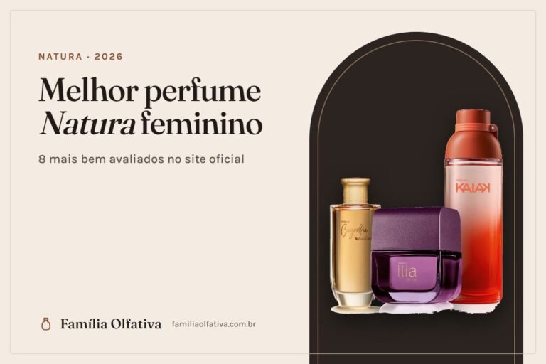 Perfumes Natura femininos Biografia, Ilía Secreto e Kaiak