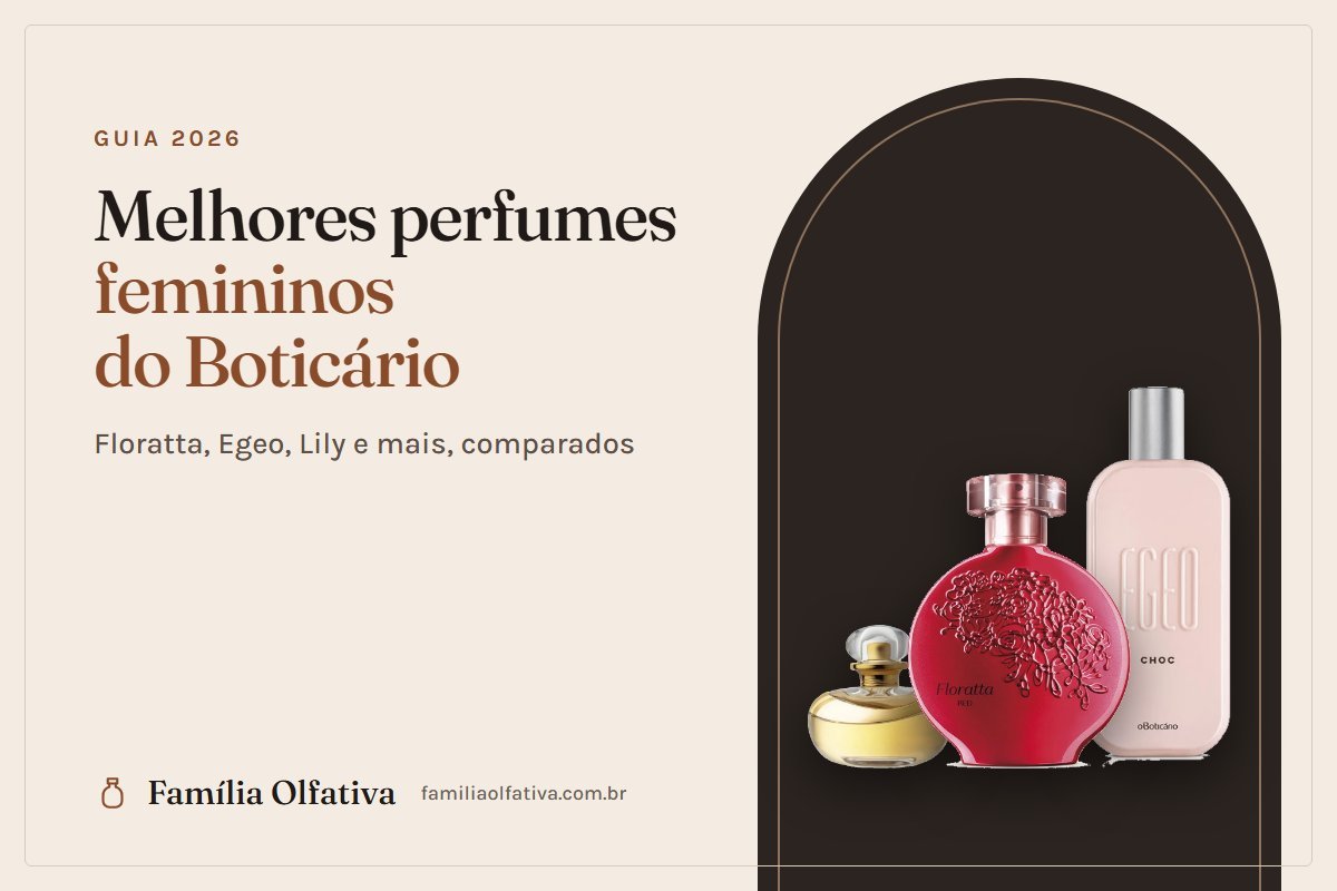 Melhores perfumes femininos do Boticário