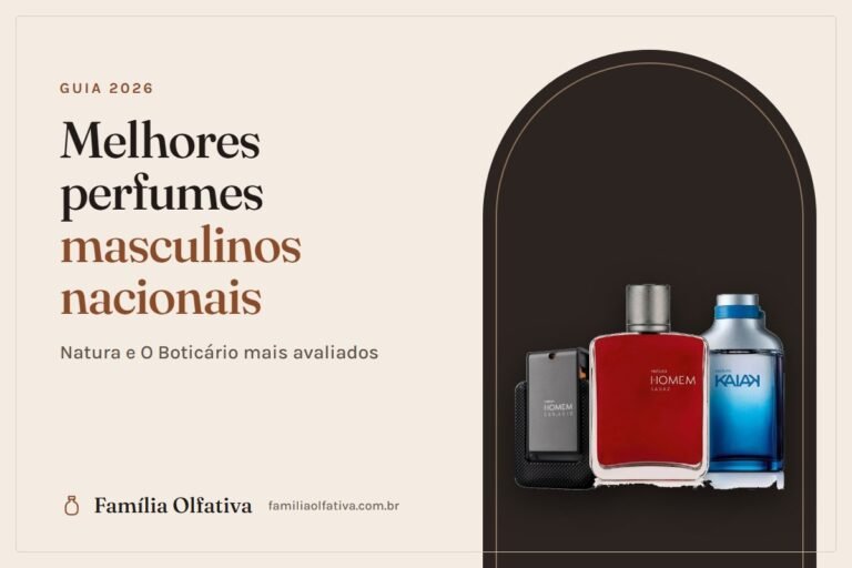Melhores perfumes masculinos nacionais