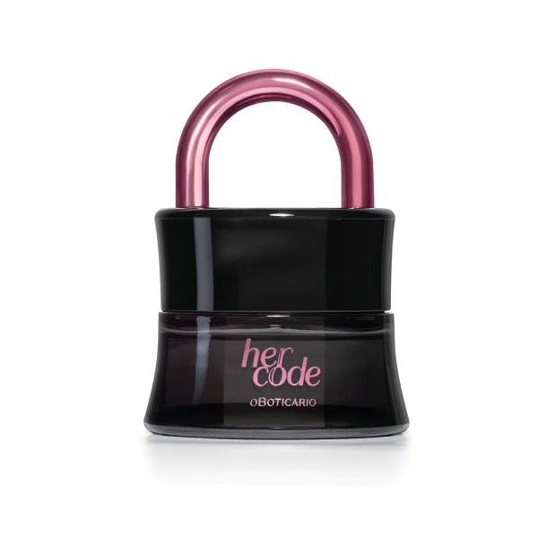 Frasco do perfume Her Code Touch, do Boticário