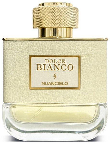 Perfume feminino Dolce Bianco Deo Parfum 100 ml, da Nuancielo, frasco creme