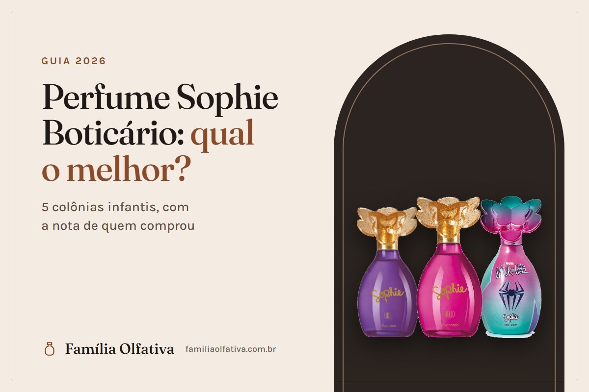 Perfume Sophie Boticário qual o melhor: Sophie Like, Sophie Hello e Sophie Spider-Gwen