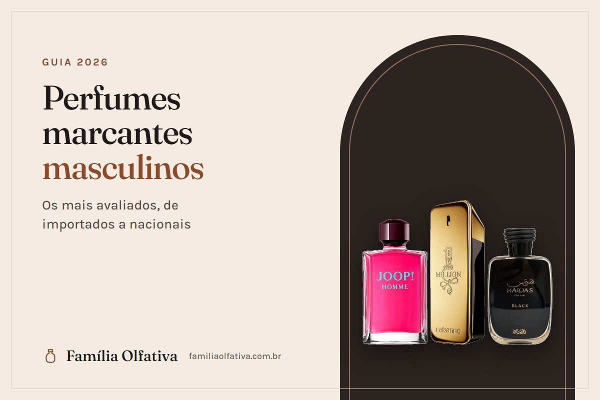 Perfumes marcantes masculinos