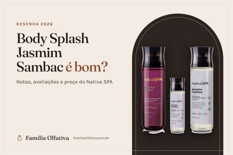Body Splash Jasmim Sambac é bom: resenha do Nativa SPA